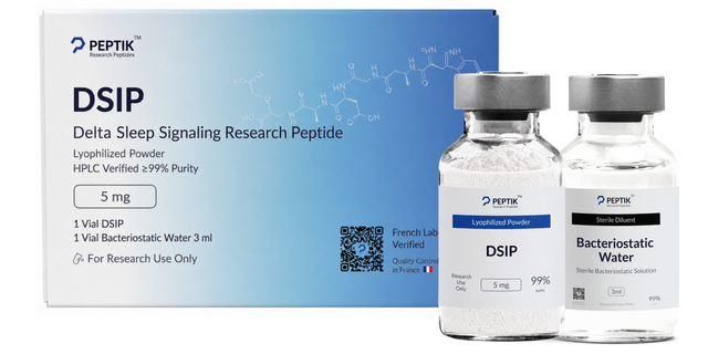 DSIP Lyophilized Vial + Sterile Water