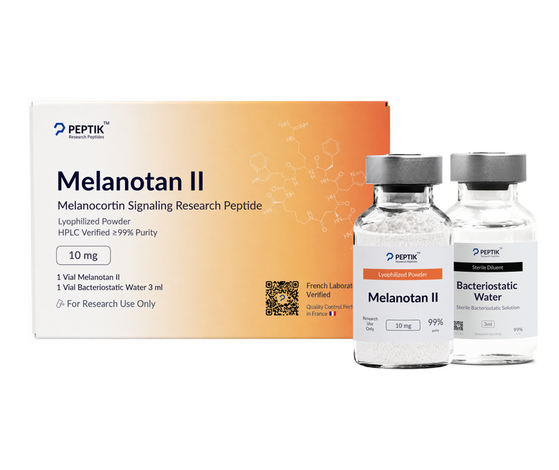 Melanotan II Lyophilized Vial + Sterile Water