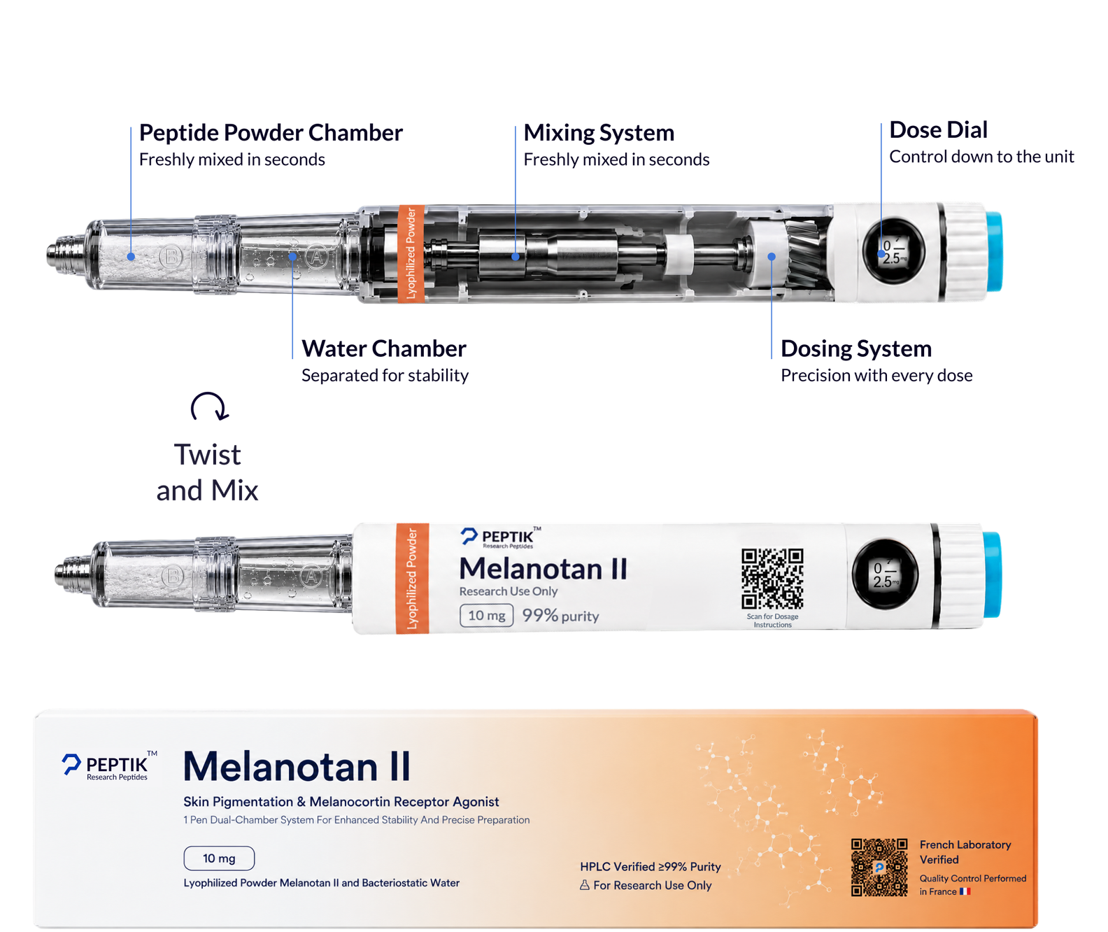 Melanotan II Next-Gen Dual-Chamber Pen