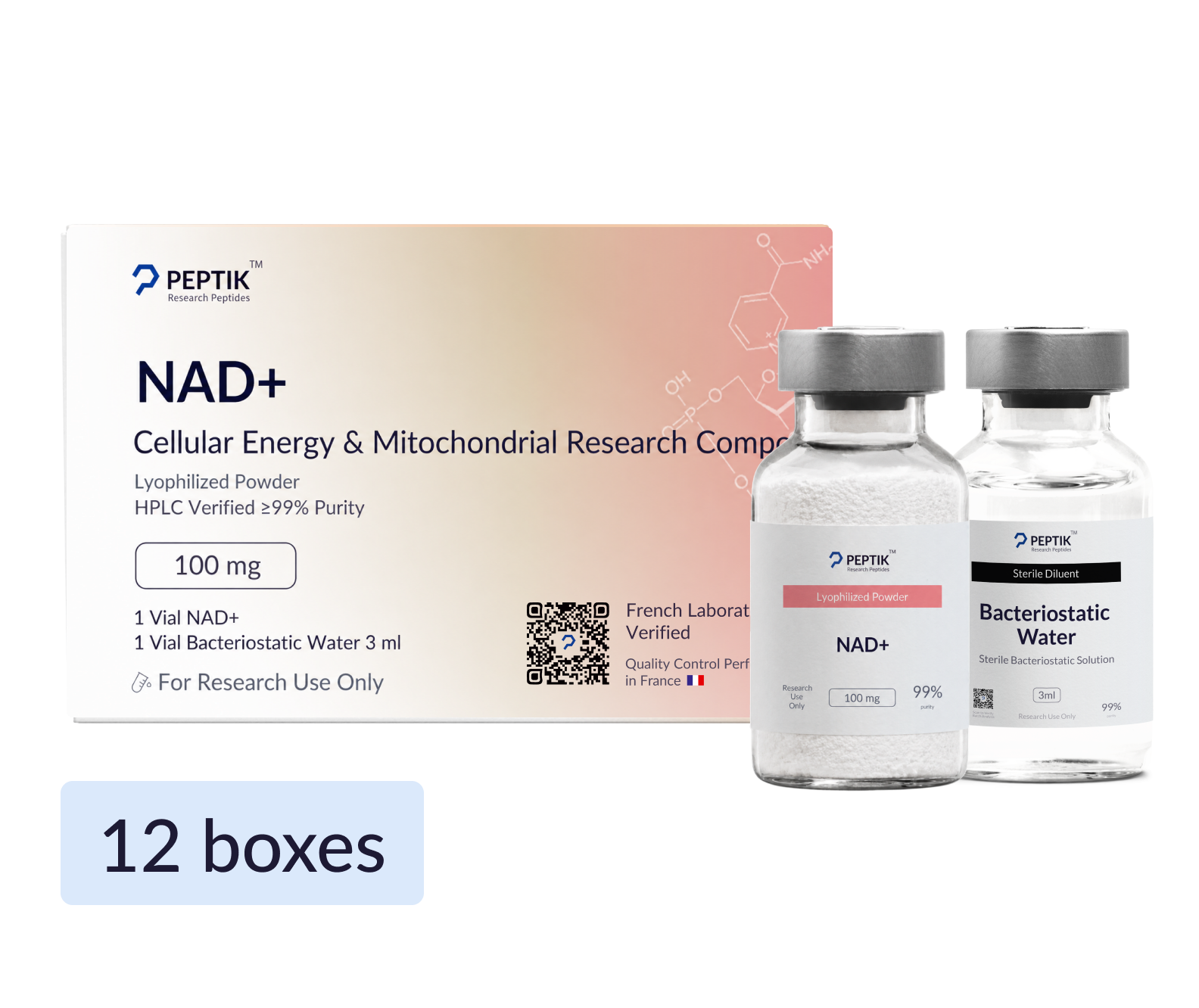 Set of 12 NAD+ Vial