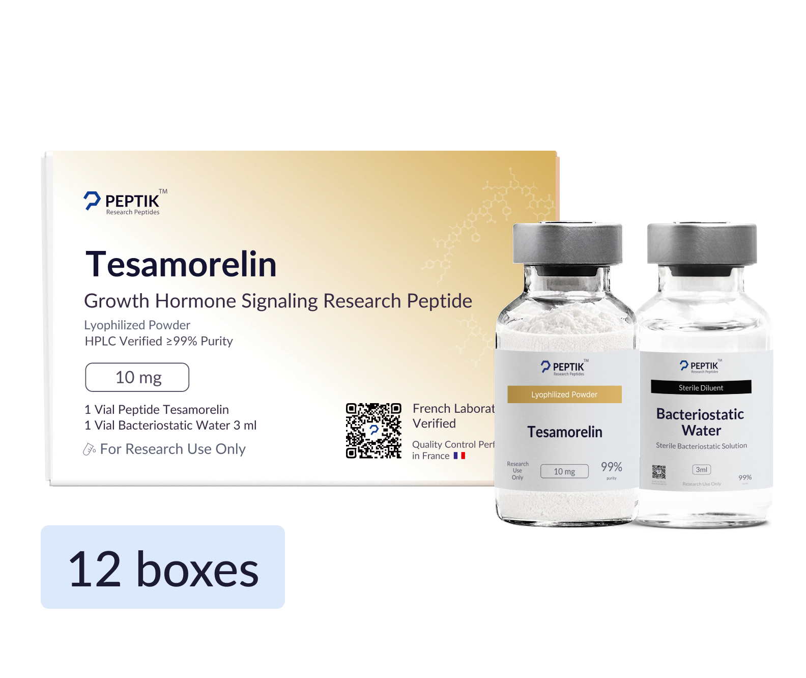 Set of 12 Tesamorelin Vials