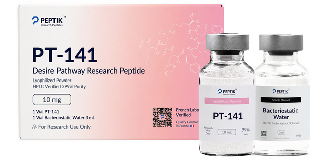 PT-141 Lyophilized Vial + Sterile Water