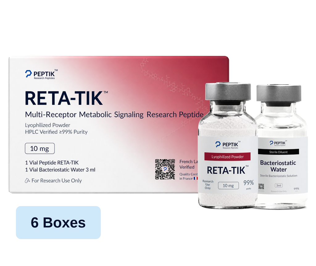 Retatrutide 6-Month Cycle — 6 Boxes — Vial 10 mg