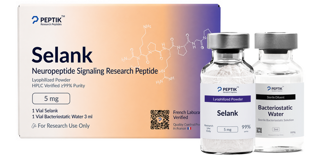 Selank Lyophilized Vial + Sterile Water
