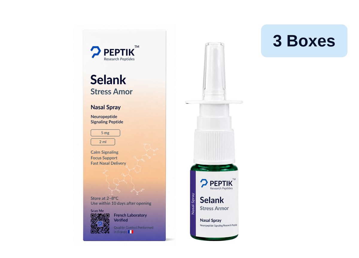 Selank Nasal Spray Full Cycle (3 Sprays): 3 Boxes