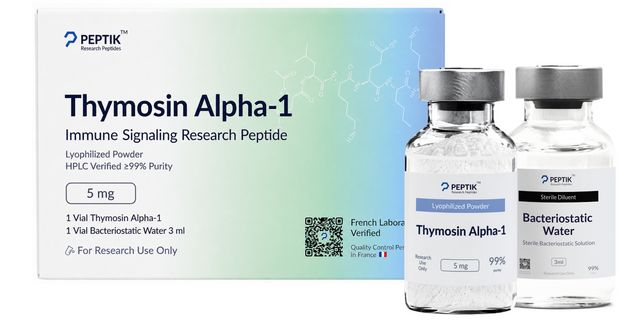 Thymosin Alpha-1 Lyophilized Vial + Sterile Water